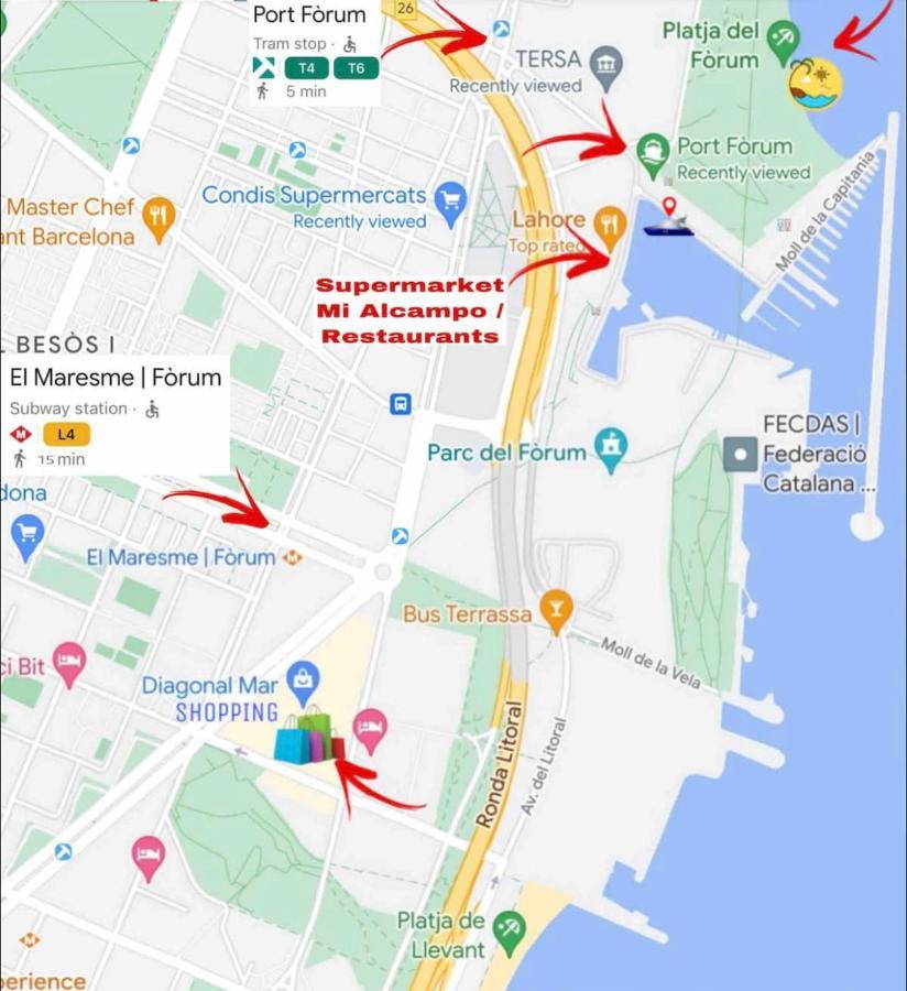 Yacht Hotel Barcelona Сант Адриа де Бесос Екстериор снимка